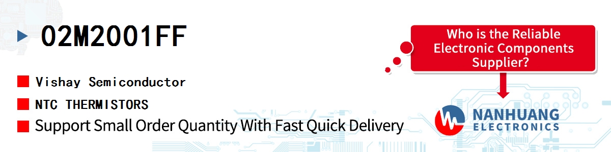 02M2001FF Vishay NTC THERMISTORS