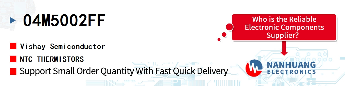 04M5002FF Vishay NTC THERMISTORS