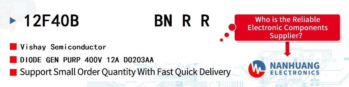 12F40B BN R R Vishay DIODE GEN PURP 400V 12A DO203AA