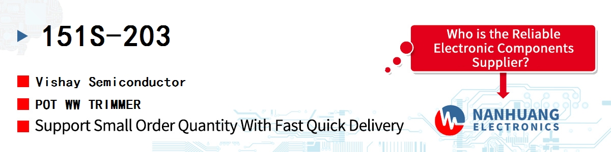 151S-203 Vishay POT WW TRIMMER