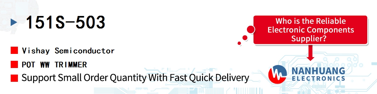 151S-503 Vishay POT WW TRIMMER
