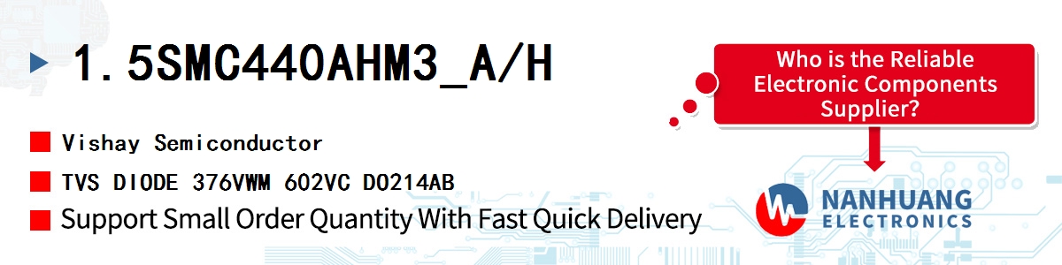 1.5SMC440AHM3_A/H Vishay TVS DIODE 376VWM 602VC DO214AB