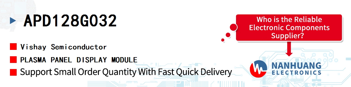 APD128G032 Vishay PLASMA PANEL DISPLAY MODULE