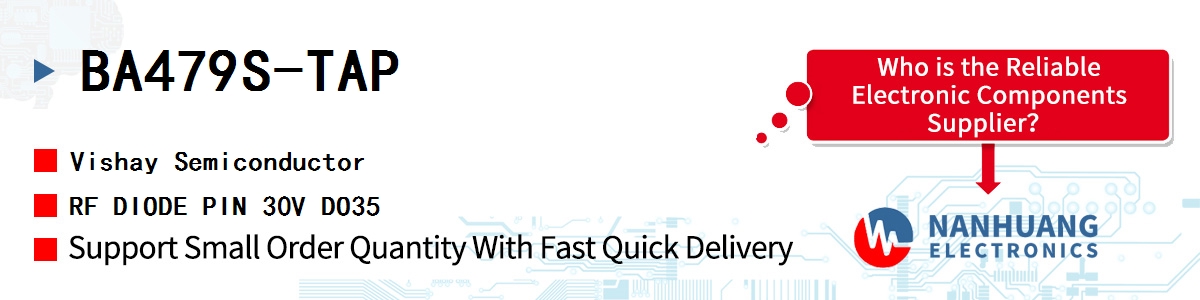 BA479S-TAP Vishay RF DIODE PIN 30V DO35