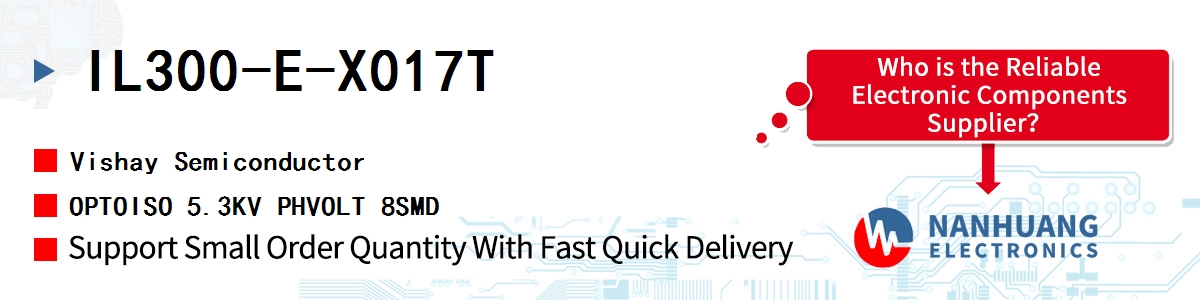 IL300-E-X017T Vishay OPTOISO 5.3KV PHVOLT 8SMD