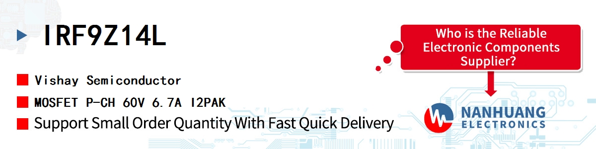 IRF9Z14L Vishay MOSFET P-CH 60V 6.7A I2PAK