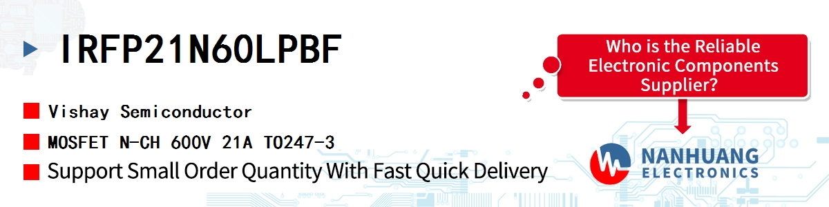 IRFP21N60LPBF Vishay MOSFET N-CH 600V 21A TO247-3