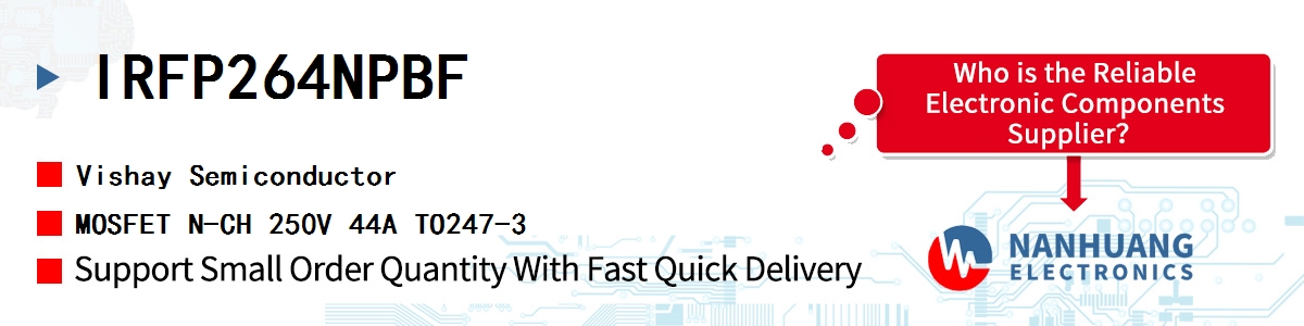 IRFP264NPBF Vishay MOSFET N-CH 250V 44A TO247-3