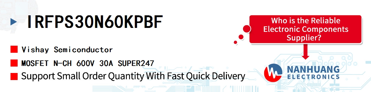 IRFPS30N60KPBF Vishay MOSFET N-CH 600V 30A SUPER247