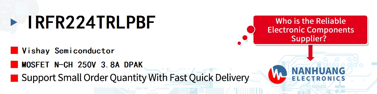 IRFR224TRLPBF Vishay MOSFET N-CH 250V 3.8A DPAK