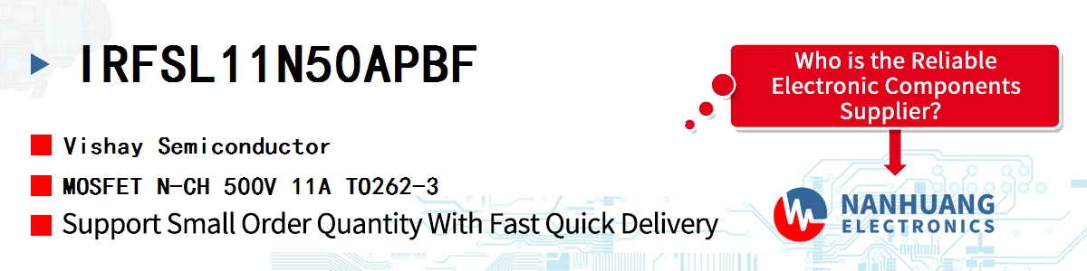 IRFSL11N50APBF Vishay MOSFET N-CH 500V 11A TO262-3