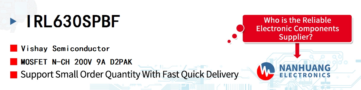 IRL630SPBF Vishay MOSFET N-CH 200V 9A D2PAK