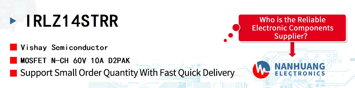 IRLZ14STRR Vishay MOSFET N-CH 60V 10A D2PAK