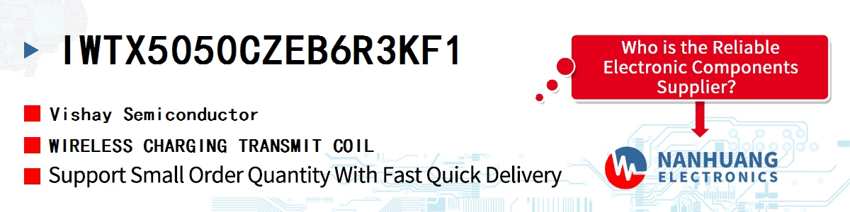 IWTX5050CZEB6R3KF1 Vishay WIRELESS CHARGING TRANSMIT COIL