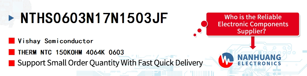 NTHS0603N17N1503JF Vishay THERM NTC 150KOHM 4064K 0603