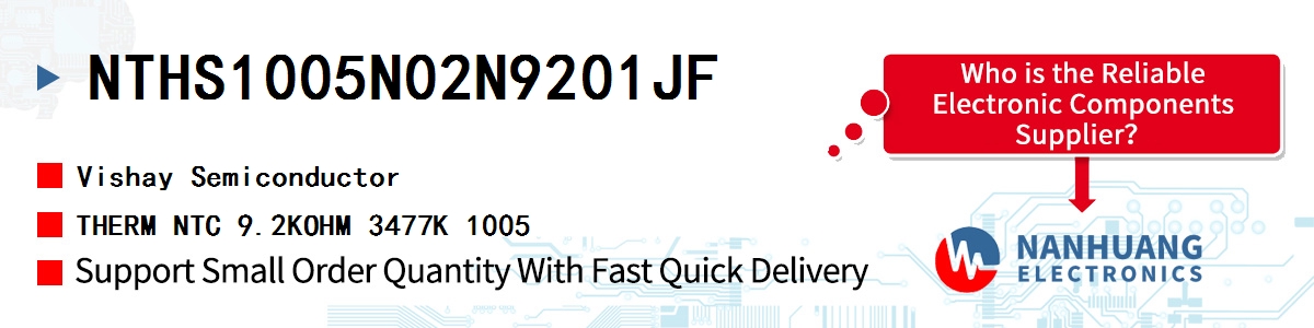 NTHS1005N02N9201JF Vishay THERM NTC 9.2KOHM 3477K 1005
