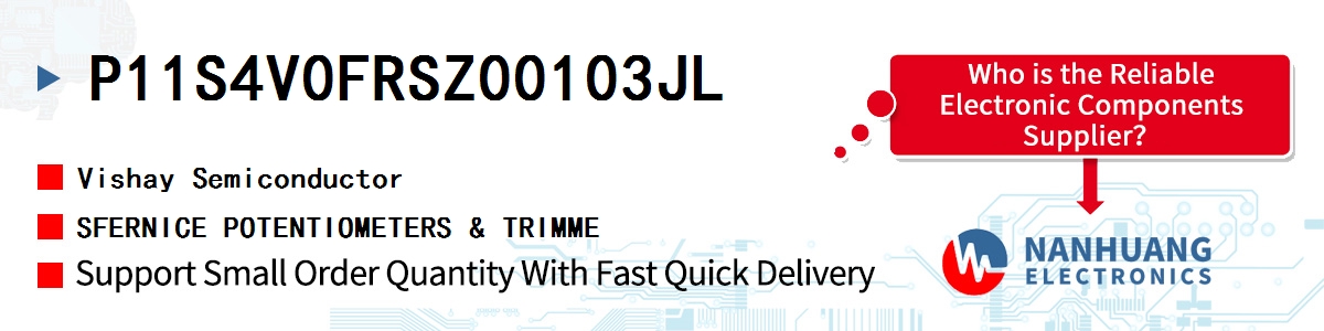 P11S4V0FRSZ00103JL Vishay SFERNICE POTENTIOMETERS & TRIMME
