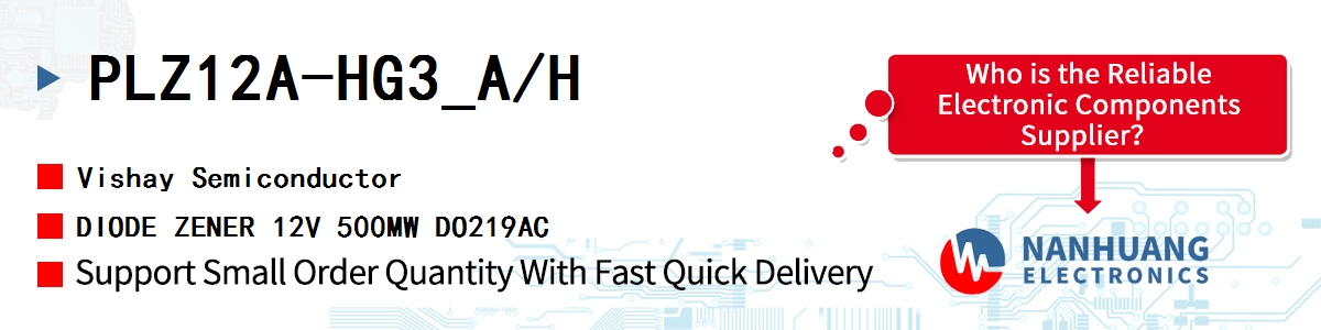 PLZ12A-HG3_A/H Vishay DIODE ZENER 12V 500MW DO219AC