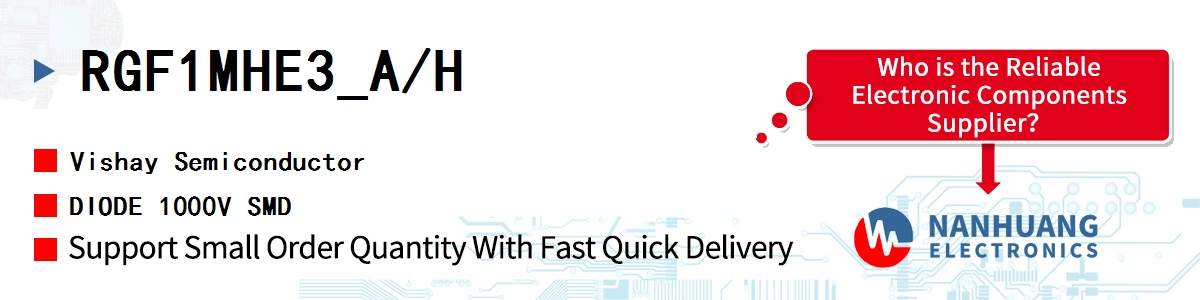 RGF1MHE3_A/H Vishay DIODE 1000V SMD
