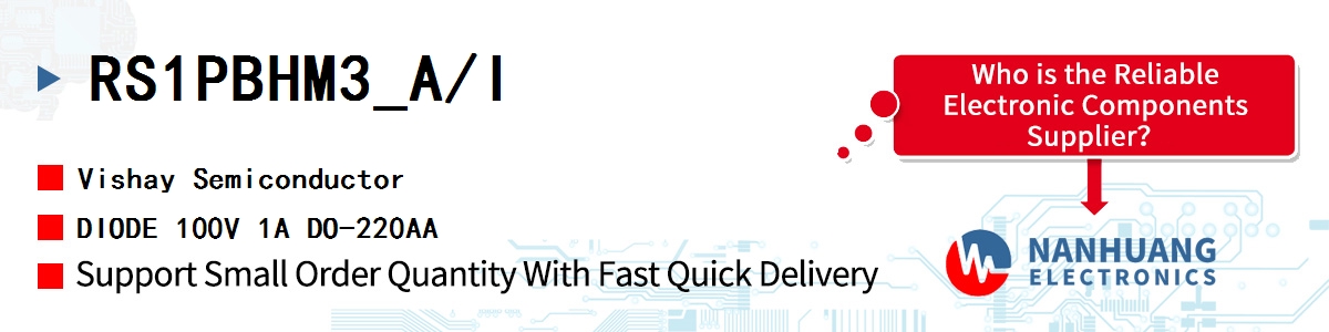 RS1PBHM3_A/I Vishay DIODE 100V 1A DO-220AA