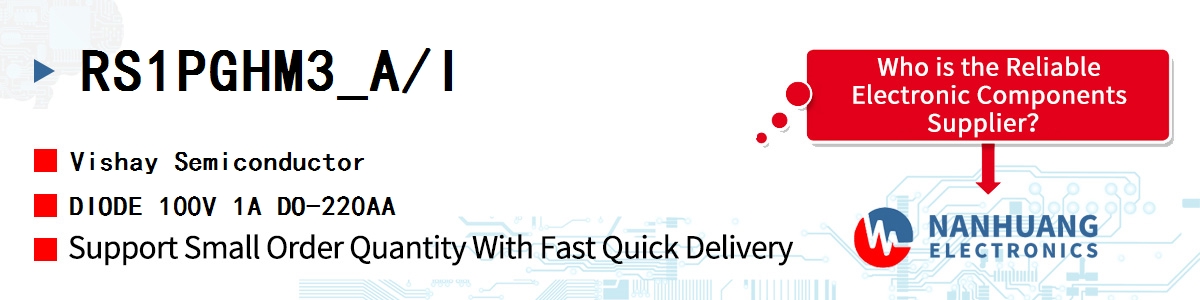 RS1PGHM3_A/I Vishay DIODE 100V 1A DO-220AA