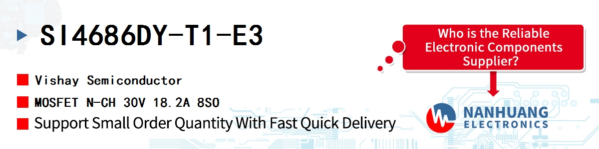 SI4686DY-T1-E3 Vishay MOSFET N-CH 30V 18.2A 8SO