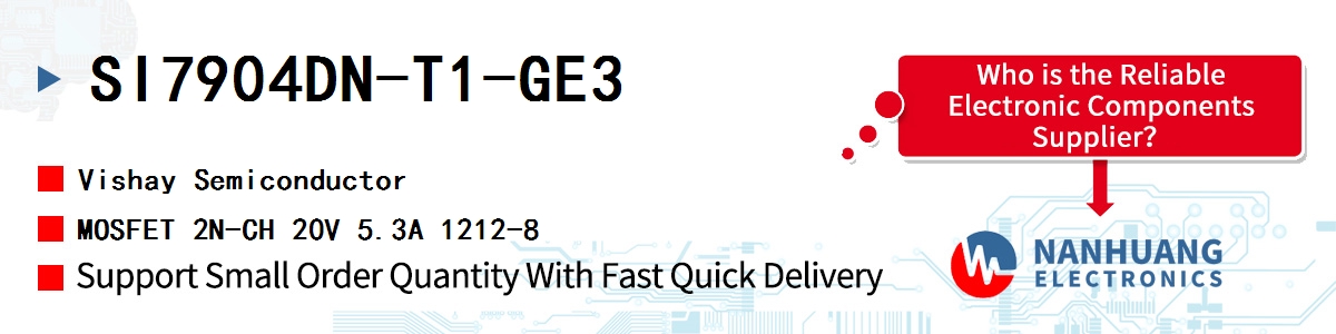 SI7904DN-T1-GE3 Vishay MOSFET 2N-CH 20V 5.3A 1212-8