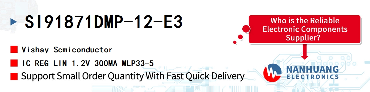 SI91871DMP-12-E3 Vishay IC REG LIN 1.2V 300MA MLP33-5