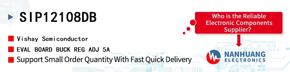 SIP12108DB Vishay EVAL BOARD BUCK REG ADJ 5A