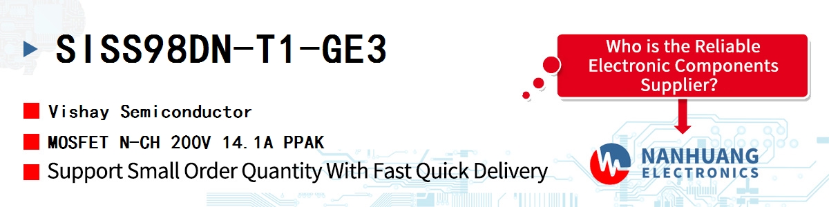 SISS98DN-T1-GE3 Vishay MOSFET N-CH 200V 14.1A PPAK