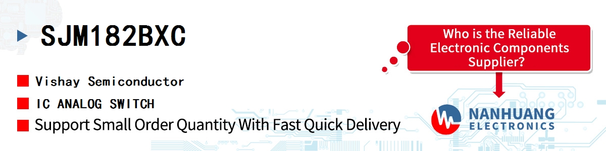 SJM182BXC Vishay IC ANALOG SWITCH