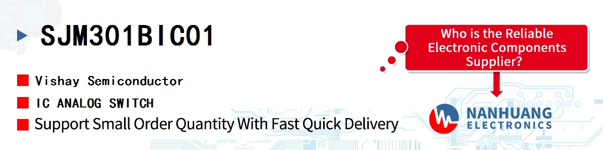 SJM301BIC01 Vishay IC ANALOG SWITCH