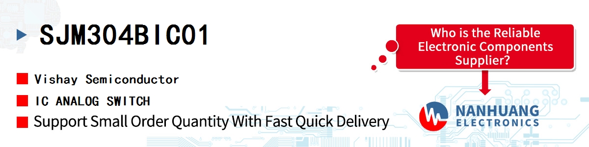 SJM304BIC01 Vishay IC ANALOG SWITCH