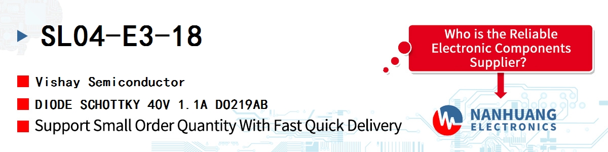 SL04-E3-18 Vishay DIODE SCHOTTKY 40V 1.1A DO219AB