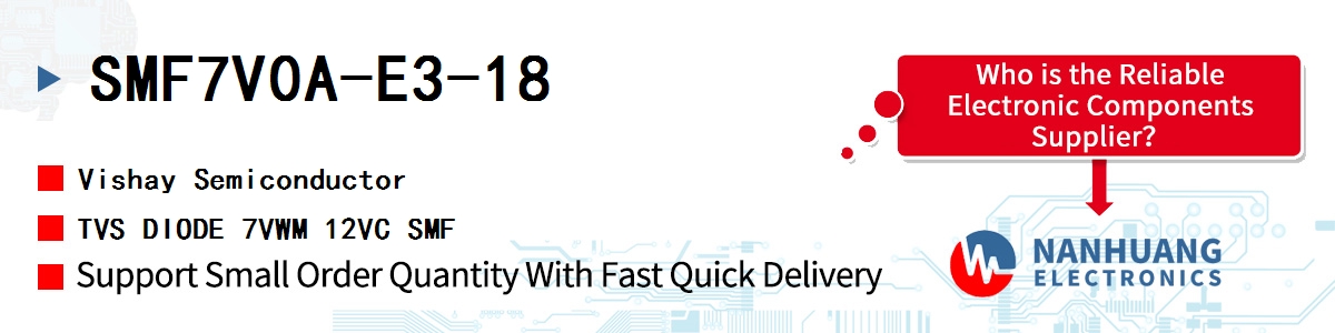 SMF7V0A-E3-18 Vishay TVS DIODE 7VWM 12VC SMF