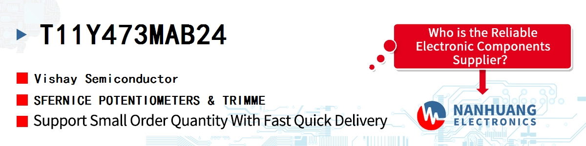 T11Y473MAB24 Vishay SFERNICE POTENTIOMETERS & TRIMME