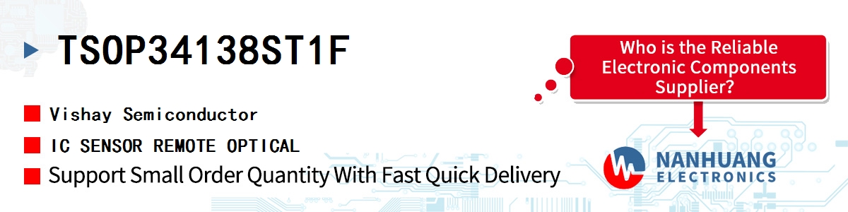 TSOP34138ST1F Vishay IC SENSOR REMOTE OPTICAL