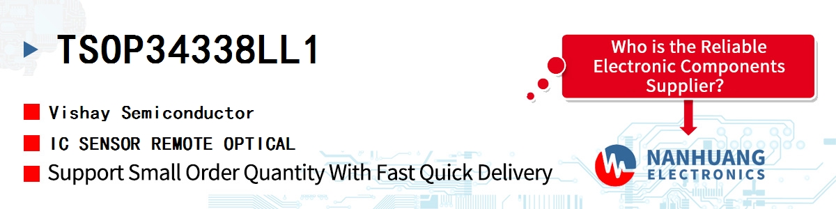 TSOP34338LL1 Vishay IC SENSOR REMOTE OPTICAL