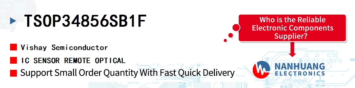 TSOP34856SB1F Vishay IC SENSOR REMOTE OPTICAL