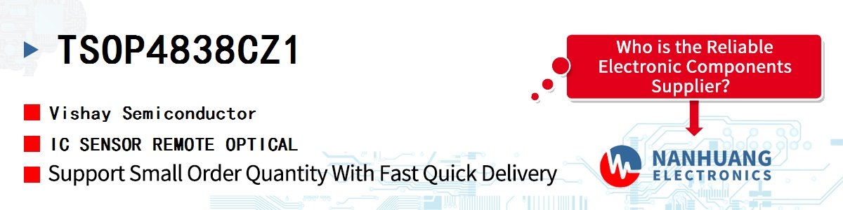 TSOP4838CZ1 Vishay IC SENSOR REMOTE OPTICAL