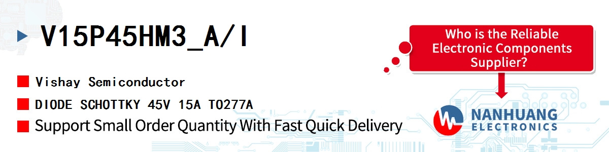V15P45HM3_A/I Vishay DIODE SCHOTTKY 45V 15A TO277A