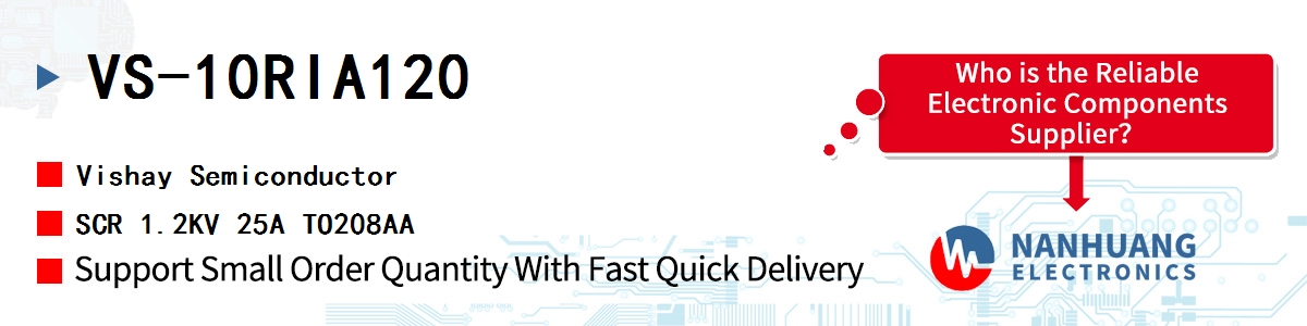 VS-10RIA120 Vishay SCR 1.2KV 25A TO208AA