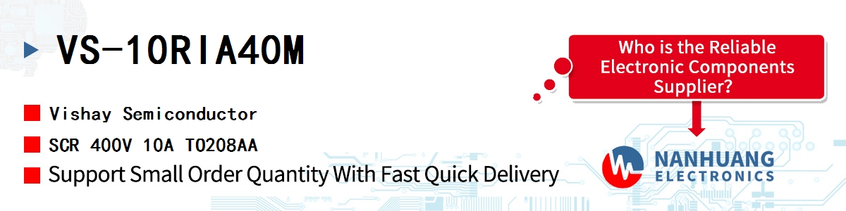 VS-10RIA40M Vishay SCR 400V 10A TO208AA