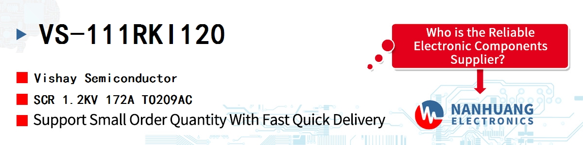 VS-111RKI120 Vishay SCR 1.2KV 172A TO209AC