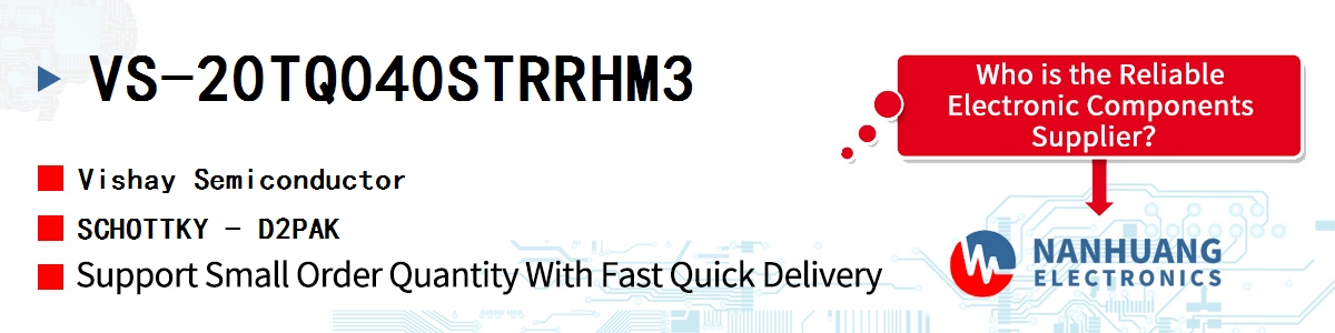 VS-20TQ040STRRHM3 Vishay SCHOTTKY - D2PAK