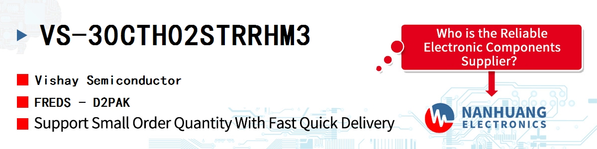 VS-30CTH02STRRHM3 Vishay FREDS - D2PAK