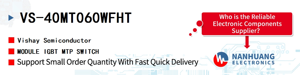 VS-40MT060WFHT Vishay MODULE IGBT MTP SWITCH