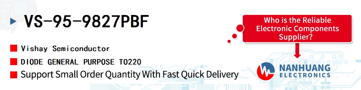 VS-95-9827PBF Vishay DIODE GENERAL PURPOSE TO220