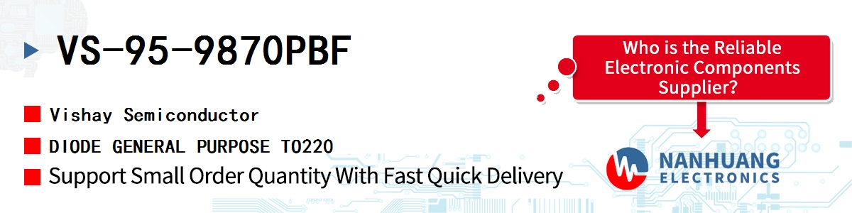 VS-95-9870PBF Vishay DIODE GENERAL PURPOSE TO220