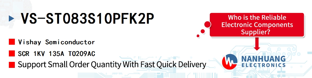 VS-ST083S10PFK2P Vishay SCR 1KV 135A TO209AC